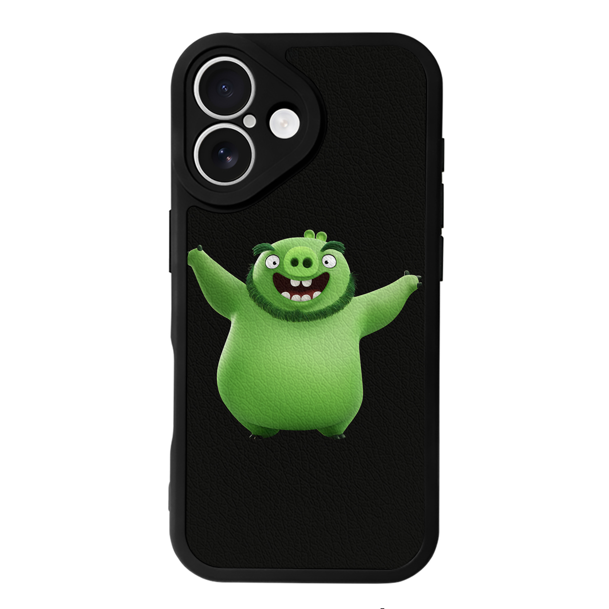 （画像用） Angry Birds アングリーバード 【iPhone 16シリーズ対応】シリコンスマホケース（レザー調） 材質：シリコン